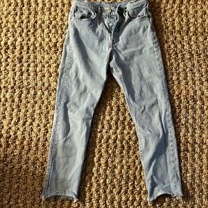 Levi 501 size 27 Light Blue Denim Jeans